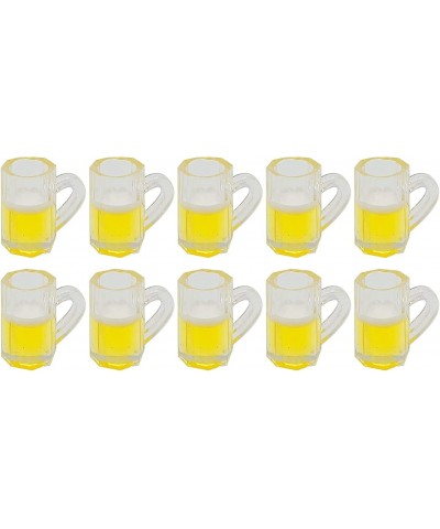 22Pcs Miniature Beer Mugs Lovely Plastic Mini Beer Cup Mug Model Mugs Cups Dollhouse Beer Cup Models for Miniature House Acce...