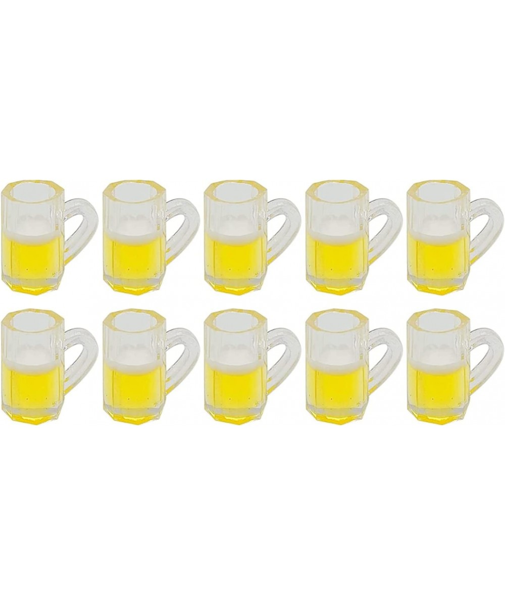 22Pcs Miniature Beer Mugs Lovely Plastic Mini Beer Cup Mug Model Mugs Cups Dollhouse Beer Cup Models for Miniature House Acce...