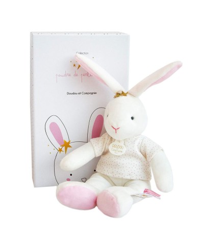 Doudou et Compagnie DC3516 Rabbit Star Puppet Pink $86.09 Marionette Puppets