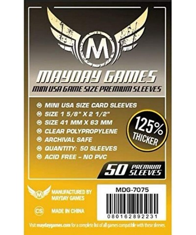 Mini USA Game Size Premium Sleeves. Size 41mm X 63mm $14.31 Card Games