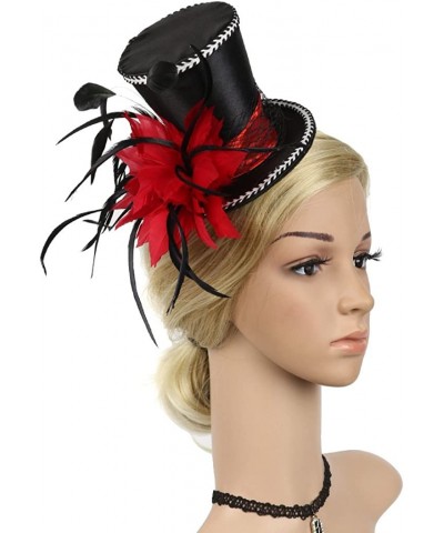 Women's Fascinator Red One Size $37.46 Kids' Dress-Up Accessories