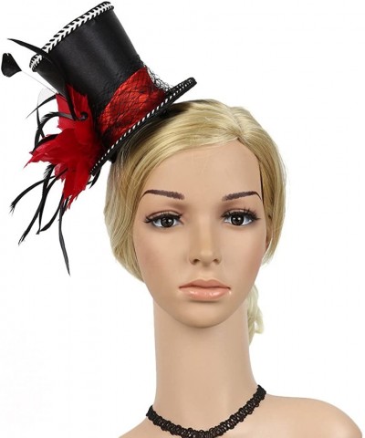 Women's Fascinator Red One Size $37.46 Kids' Dress-Up Accessories