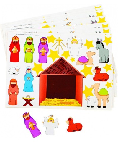 Make a Nativity Scene Sticker Sheets Religious Education - - Set of 24 - VBS Christmas Party Classroom Activity Favors $16.34...