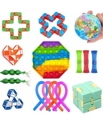 Fidget Toys Set Sensory Toys Pack with Pop Toys for Kids Students Family Stress Relief $16.68 Miniature Novelty Toys