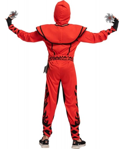 Red Kids Ninja Costume for Boys Halloween Costume Themed Parties $38.44 Kids' Costumes