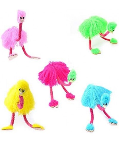 5 Pack Ostrich Puppets Hand Marionette Puppet Children's Wooden Colorful Puppet Doll Parent-Child Interactive Toys $26.03 Han...