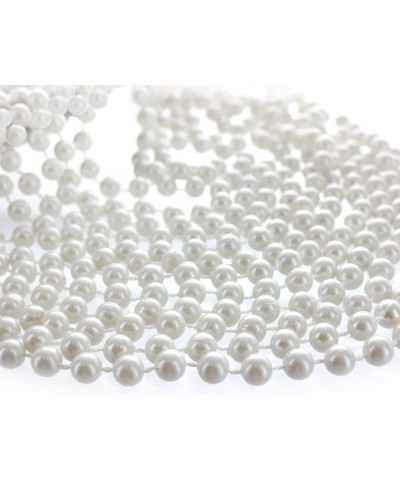 GIFTEXPRESS? 12 PCS White Pearl Bead Necklaces Flapper Beads Party Accessory Party Favor $17.79 Kids' Dress-Up Accessories