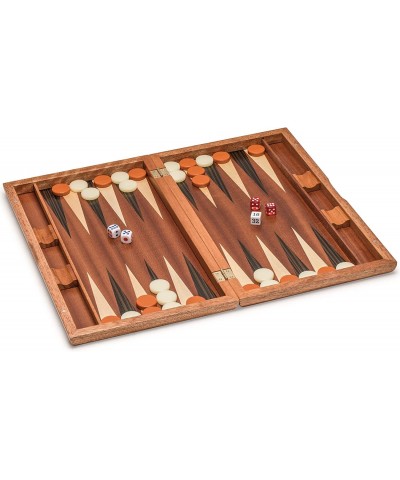 Wooden Inlaid Backgammon Set- Cascadia - with Acrylic Playing Pieces & Wooden Dice Cups 17-inch Board $96.20 Board Games