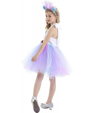 Mermaid Tutu for Girls Birthday Party Mermaid Halloween Costume Cosplay Sequins Clothes with Mermaid Headband $50.20 Kids' Co...