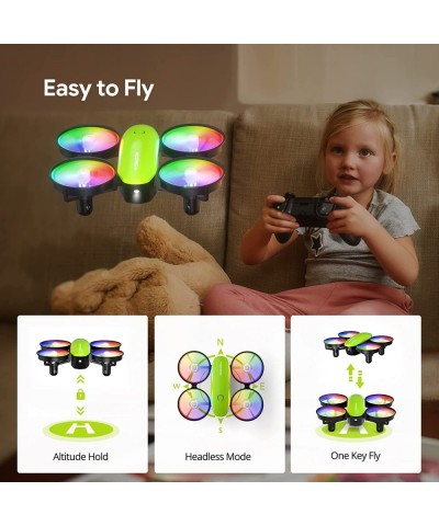 A23 Drone for Kids with LEDs Mini Drone with High Speed Rotation Throw to Go and 3D Flip Toy Drone with Circle Fly Altitude H...