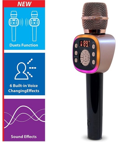 Carpool Karaoke The Mic 2.0 2021 Version Wireless Bluetooth Karaoke Microphone with Voice Changing Effects and Duet Options R...