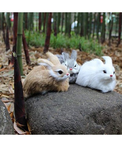 3Pack Easter Bunny Toy Realistic Plush Rabbits Lifelike Animal Soft Rabbit Toy Plush Pet Stuffed Bunny Rabbit Cute Stuffed An...