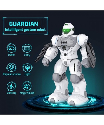 Toys for 6-9 Year Old Boys RC Robot Gifts for Kids Intelligent Programmable Robot with 2.4GHz Sensing Gesture Control - Upgra...