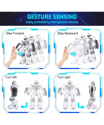 Toys for 6-9 Year Old Boys RC Robot Gifts for Kids Intelligent Programmable Robot with 2.4GHz Sensing Gesture Control - Upgra...