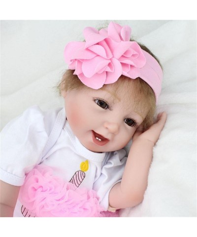 Reborn Baby Dolls Girls Look Real 22" Reborn Doll Lifelike Soft Vinyl Silicone Baby Eyes Open Children Gifts $79.64 Dolls