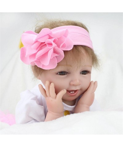 Reborn Baby Dolls Girls Look Real 22" Reborn Doll Lifelike Soft Vinyl Silicone Baby Eyes Open Children Gifts $79.64 Dolls