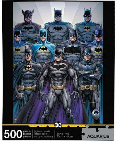 DC Comics Batman Batsuits Puzzle (500 Piece Jigsaw Puzzle) - Glare Free - Precision Fit - Officially Licensed DC Comics Merch...