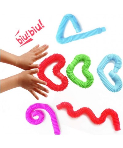 Pop Multi-Color Tubes Sensory Toys for Toddler Kids Learning Toys - 4 Pack $15.32 Fidget Toys