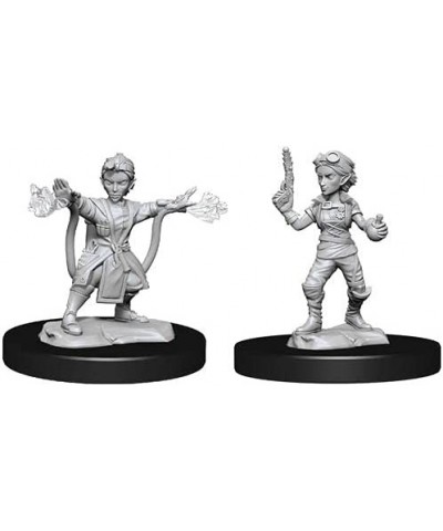 Wiz Kids Dungeons & Dragons Nolzur feet s Marvelous Unpainted Miniatures Bundle: Gnome Artificer Female W14 + Gnome Artificer...