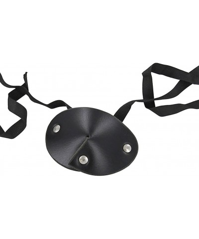 Leather Handmade Dark as Night Pirate Eye Patch Black $17.50 Kids' Costumes