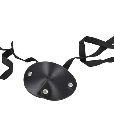 Leather Handmade Dark as Night Pirate Eye Patch Black $17.50 Kids' Costumes