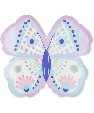 Flutter Butterfly Large Paper Party Plates Pack of 8 $19.78 Kids' Party Tableware