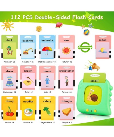 Learning Toys for Toddlers 1-3 Years Old 112 Talking Flash Cards 224 Words Educational Toys for 2 3 4 5 6 Year Old Boys Girls...