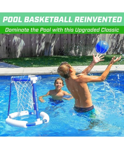 Splash Hoop 360 Floating Pool Basketball Game | Includes Hoop 2 Balls and Pump $66.14 Swimming Pool & Outdoor Water Toys