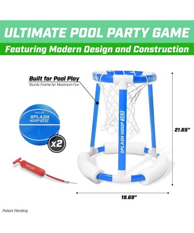 Splash Hoop 360 Floating Pool Basketball Game | Includes Hoop 2 Balls and Pump $66.14 Swimming Pool & Outdoor Water Toys