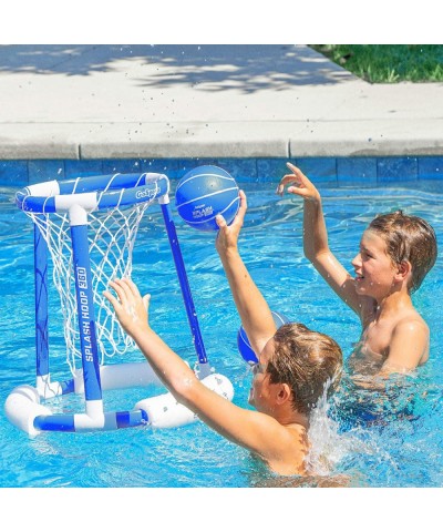 Splash Hoop 360 Floating Pool Basketball Game | Includes Hoop 2 Balls and Pump $66.14 Swimming Pool & Outdoor Water Toys