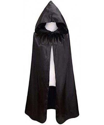 Kids Christmas Halloween Costume Satin Hooded Party Cloak with Hood Vampire Witch Cosplay Cape Robe for Children 8-16 Y $23.7...