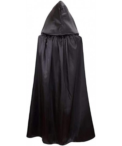 Kids Christmas Halloween Costume Satin Hooded Party Cloak with Hood Vampire Witch Cosplay Cape Robe for Children 8-16 Y $23.7...