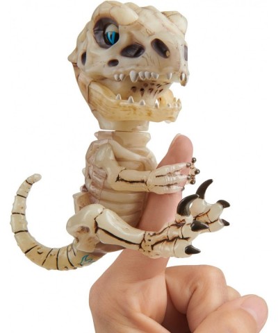 Untamed Skeleton Raptor by Fingerlings – Gloom (Sand) – Interactive Collectible Dinosaur $28.00 Kids' Play Animal Figures