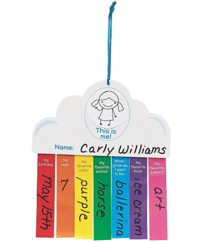 All About Me Rainbow Craft Kit - Craft Kits - 12 Pieces $28.55 Craft Kits