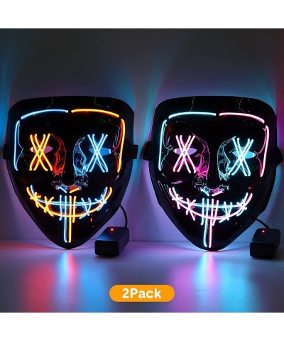 2PACK Halloween Led Mask Light Up Scary Mask Purge Mask with 3 Lighting Modes for Halloween Cosplay Costume. $31.75 Kids' Dre...