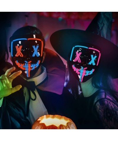 2PACK Halloween Led Mask Light Up Scary Mask Purge Mask with 3 Lighting Modes for Halloween Cosplay Costume. $31.75 Kids' Dre...