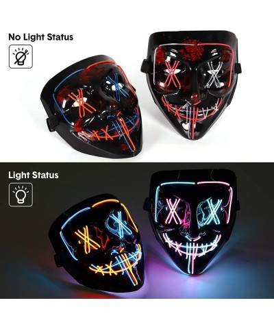 2PACK Halloween Led Mask Light Up Scary Mask Purge Mask with 3 Lighting Modes for Halloween Cosplay Costume. $31.75 Kids' Dre...