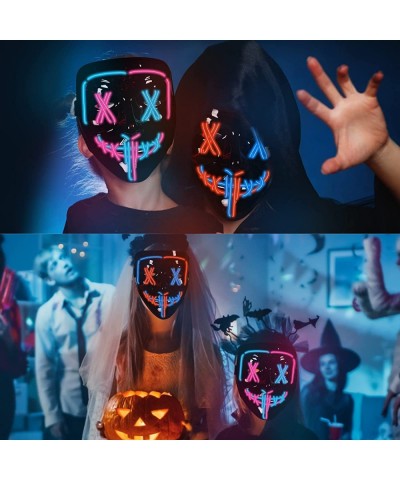 2PACK Halloween Led Mask Light Up Scary Mask Purge Mask with 3 Lighting Modes for Halloween Cosplay Costume. $31.75 Kids' Dre...