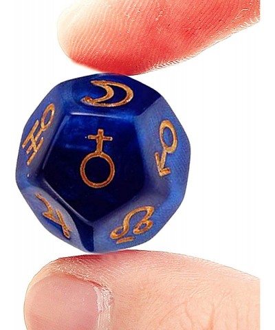 3 Pieces of Multi-Sided Acrylic Pearl Astrological Dice for Constellation Divination Accessory $16.75 Game Accessories