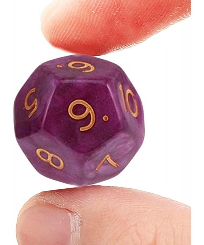 3 Pieces of Multi-Sided Acrylic Pearl Astrological Dice for Constellation Divination Accessory $16.75 Game Accessories