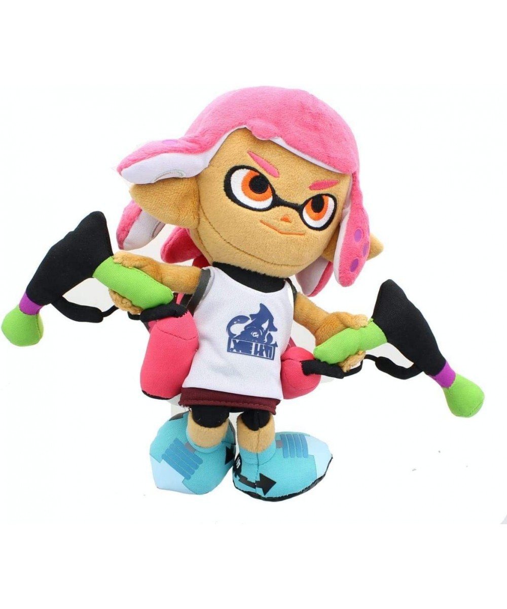 1660 Splatoon 2 Series Inkling Girl Neon Pink 9.5" Plush $44.16 Stuffed Animals & Teddy Bears