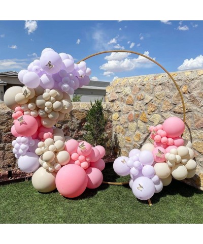 White Sand Balloons 84 pcs Sand White Balloons Garland Arch Kit 5 inch +12 inch +18 inch Nude Latex Balloons Happy Birthday B...