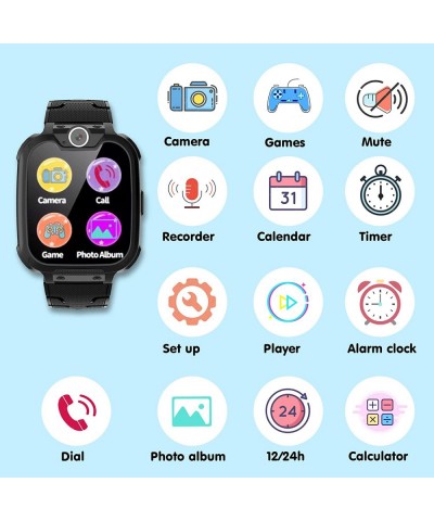 Smart Watch for Kids - Kids Smart Watch with Camera Music Player 16 Games Phone Call SOS Kids Watch Toddler Toys Educational ...