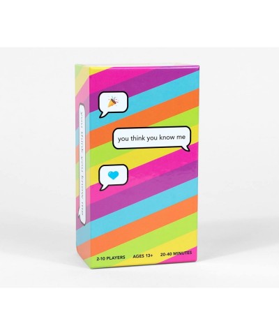 You Think You Know Me: A Conversational Card Game $49.65 Card Games