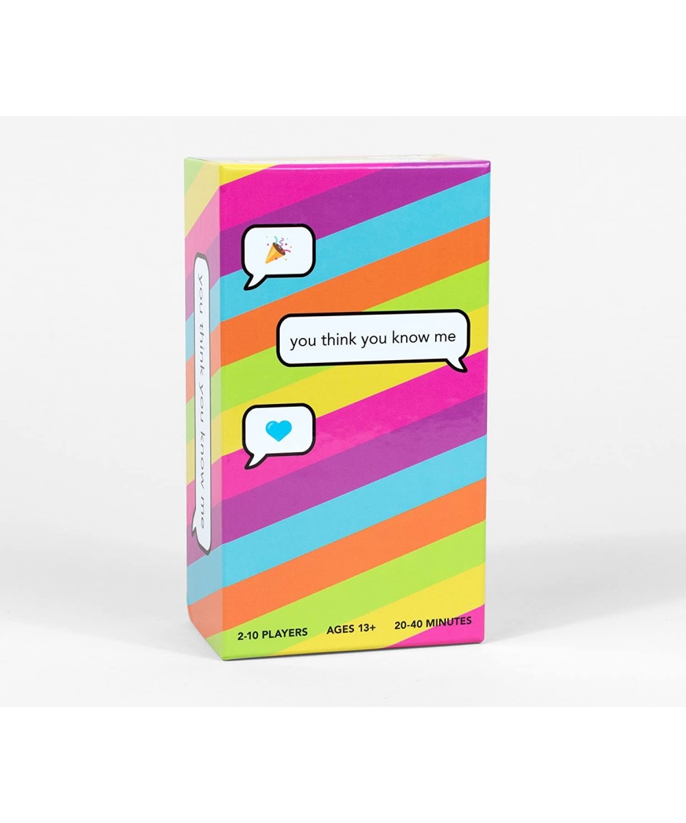 You Think You Know Me: A Conversational Card Game $49.65 Card Games