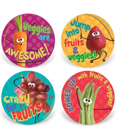 200 Fruit and Veggie Stickers | Kids MyPlate Fruit & Veggie Stickers | 2" Diameter 4 Designs 200 Stickers per roll $16.17 Kid...