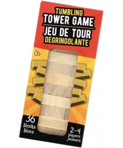 Small Travel Size Wood Block Tower Game 4.5" Inches Tall 36 Pieces. Mini Stacking Tumbling Wooden Board Games $21.57 Stacking...