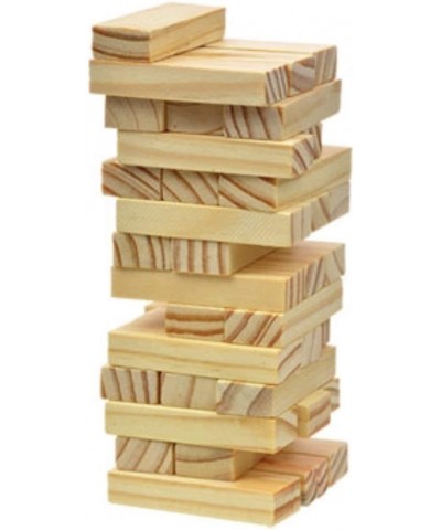 Small Travel Size Wood Block Tower Game 4.5" Inches Tall 36 Pieces. Mini Stacking Tumbling Wooden Board Games $21.57 Stacking...