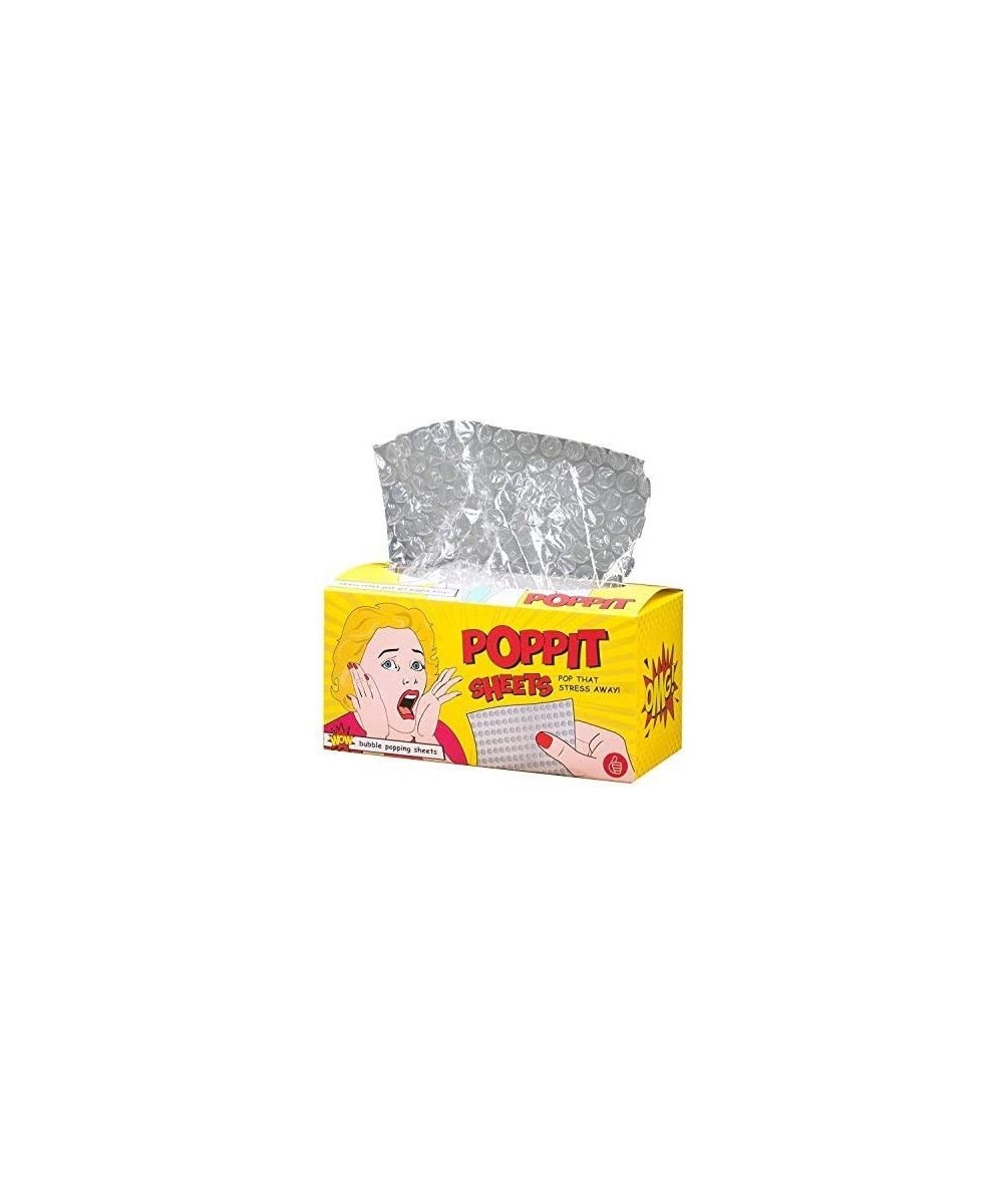 Poppit Stress Sheets Clear $14.91 Gags & Practical Joke Toys