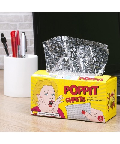 Poppit Stress Sheets Clear $14.91 Gags & Practical Joke Toys